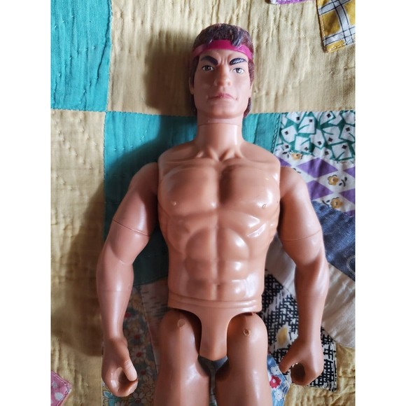 1992 GI Joe Hasbro Pawtucket 12" Tall Action Figure Doll Headband W/Flaws - Picture 4 of 9